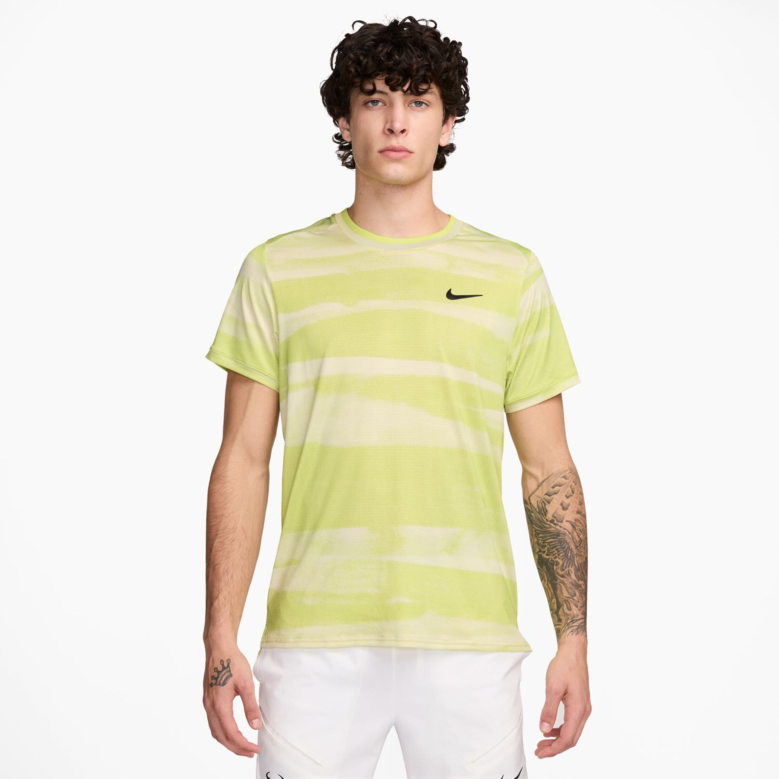 Dri-Fit Advantage Print T-Shirt Herren - Limette