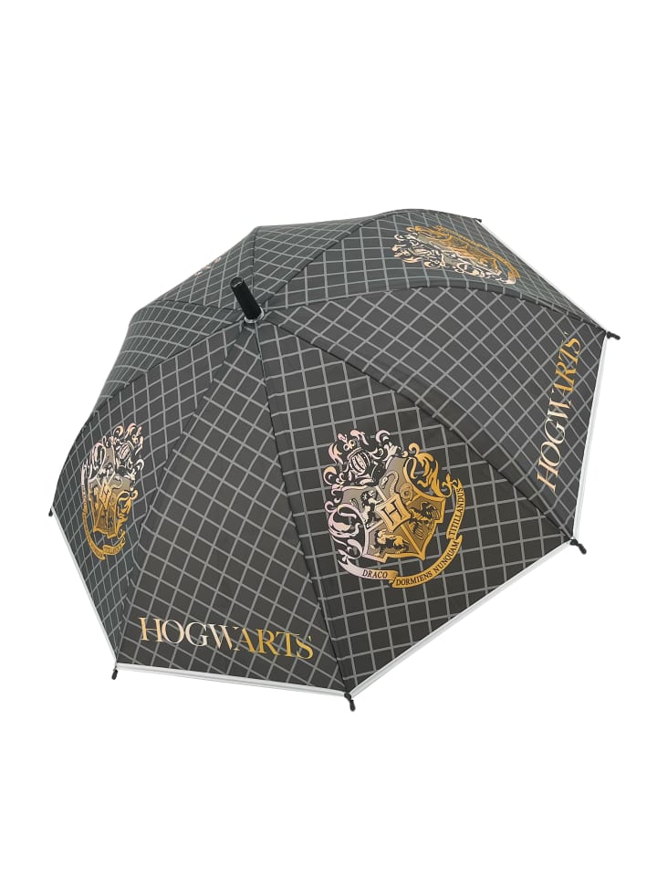 Harry Potter Hogwarts Regenschirm in Schwarz günstig kaufen onesize