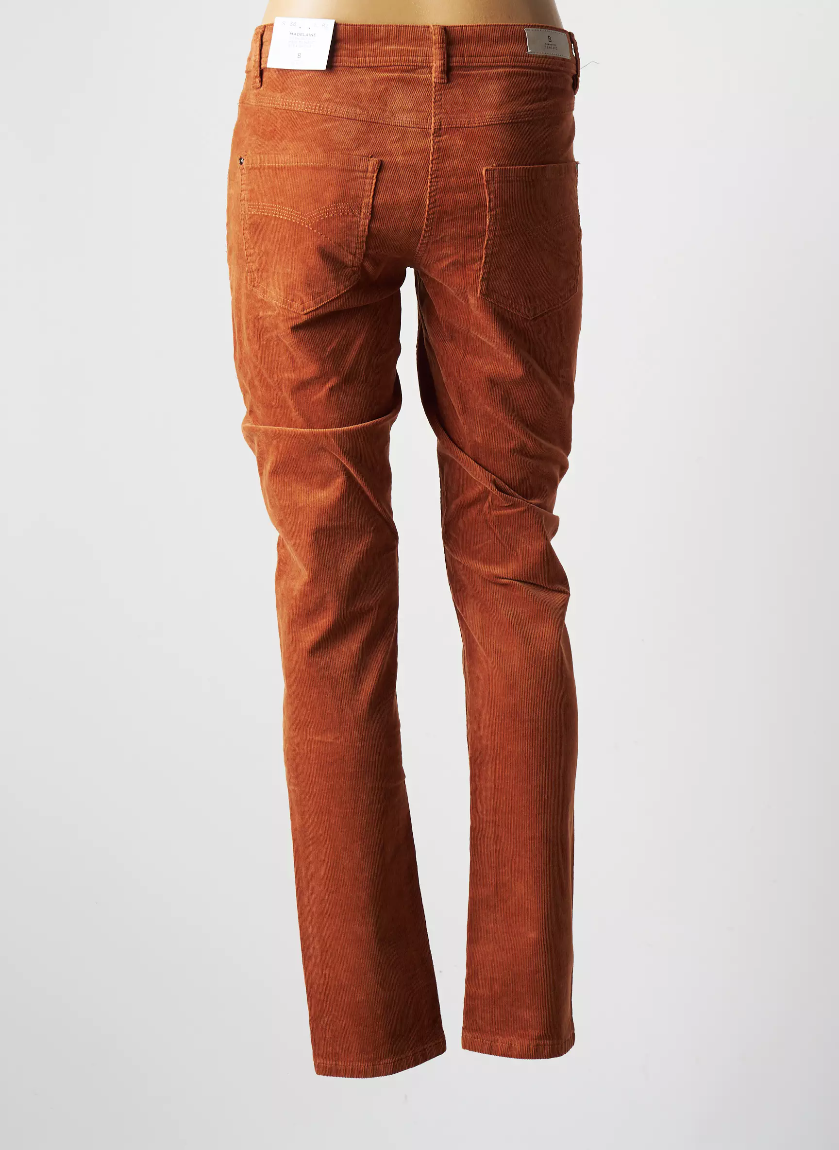 Brandtex Pantalons Slim Femme couleur marron