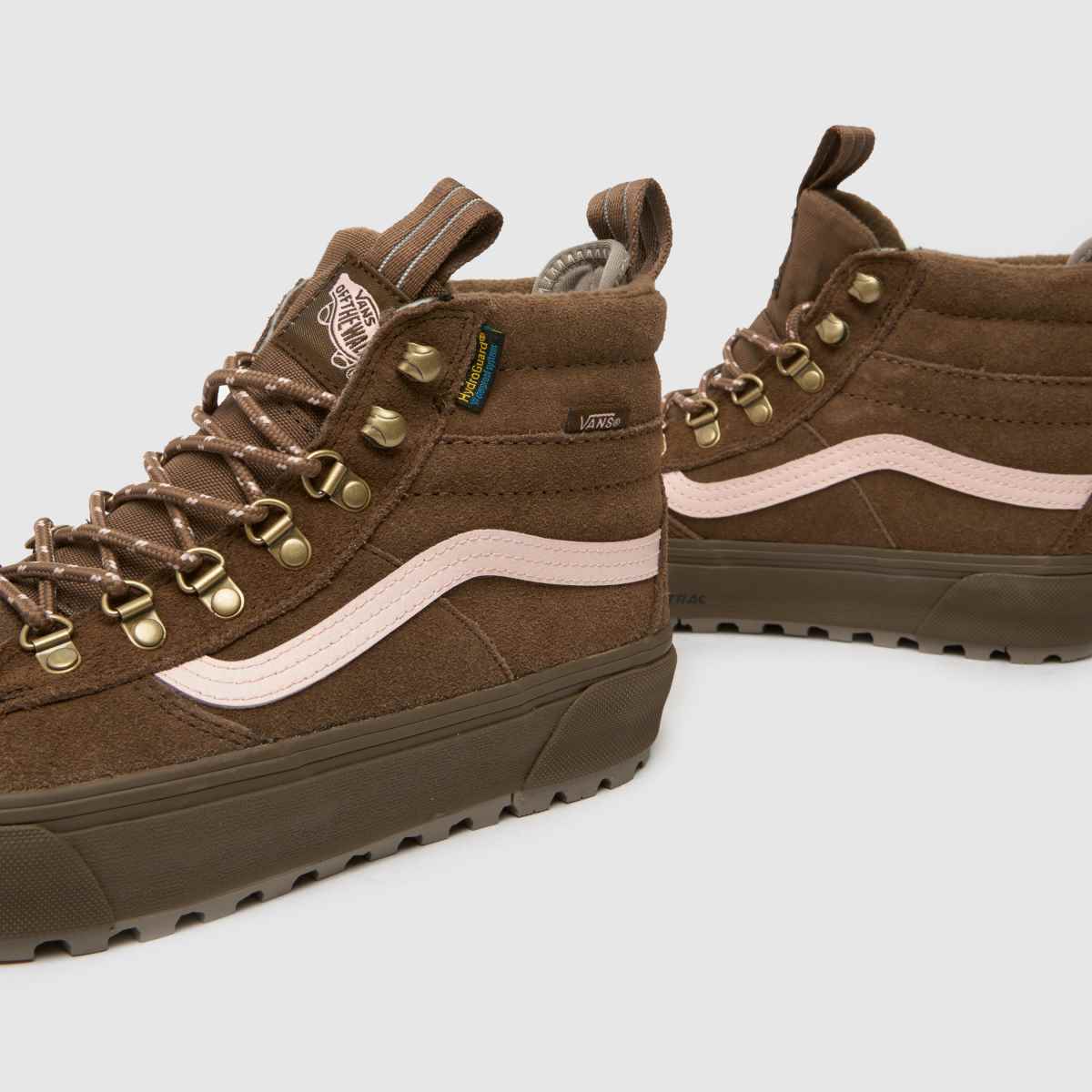 Vans – MTE SK8-HI – Vattentäta träningsskor i mörkbrun
