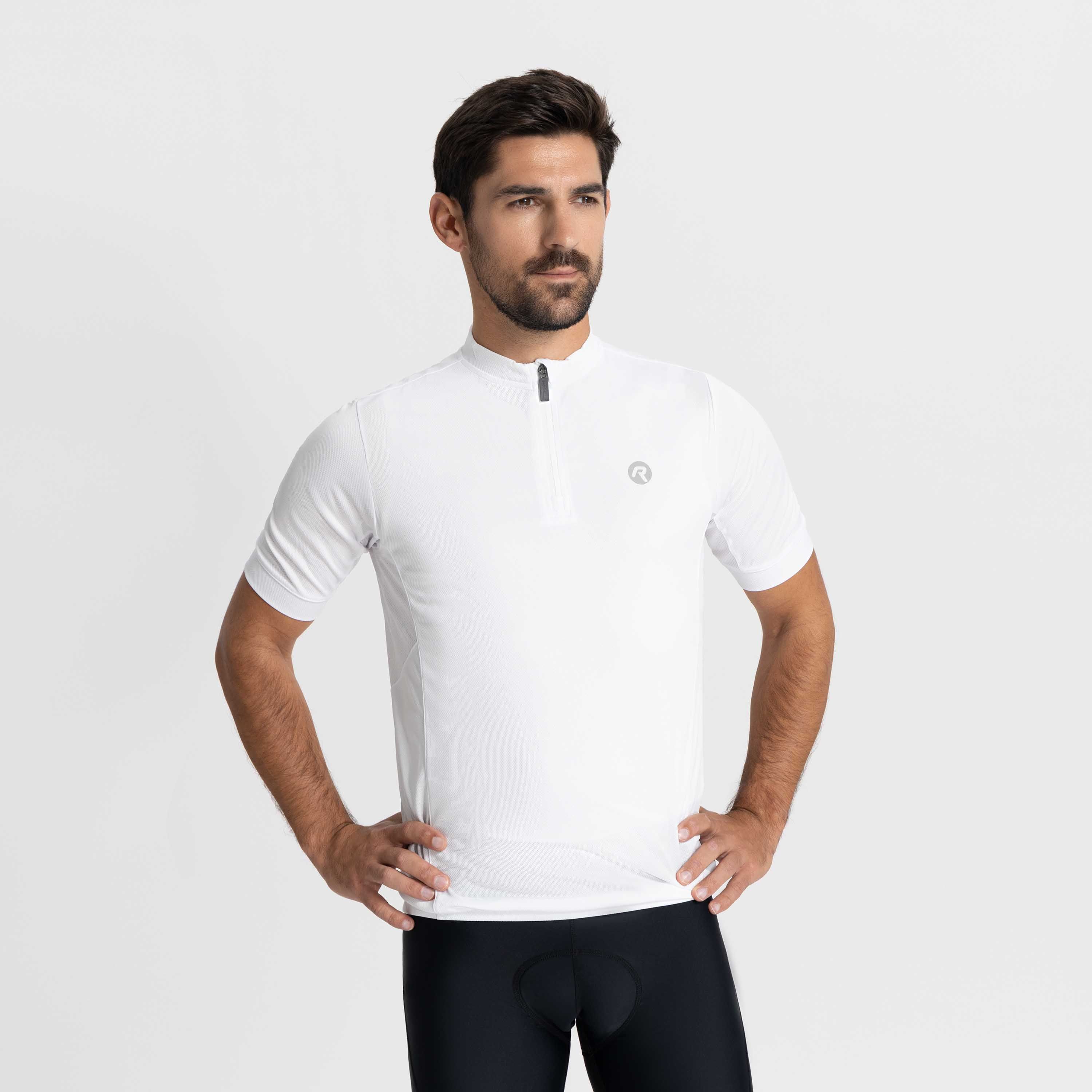 Rogelli Core White Herren Radtrikot