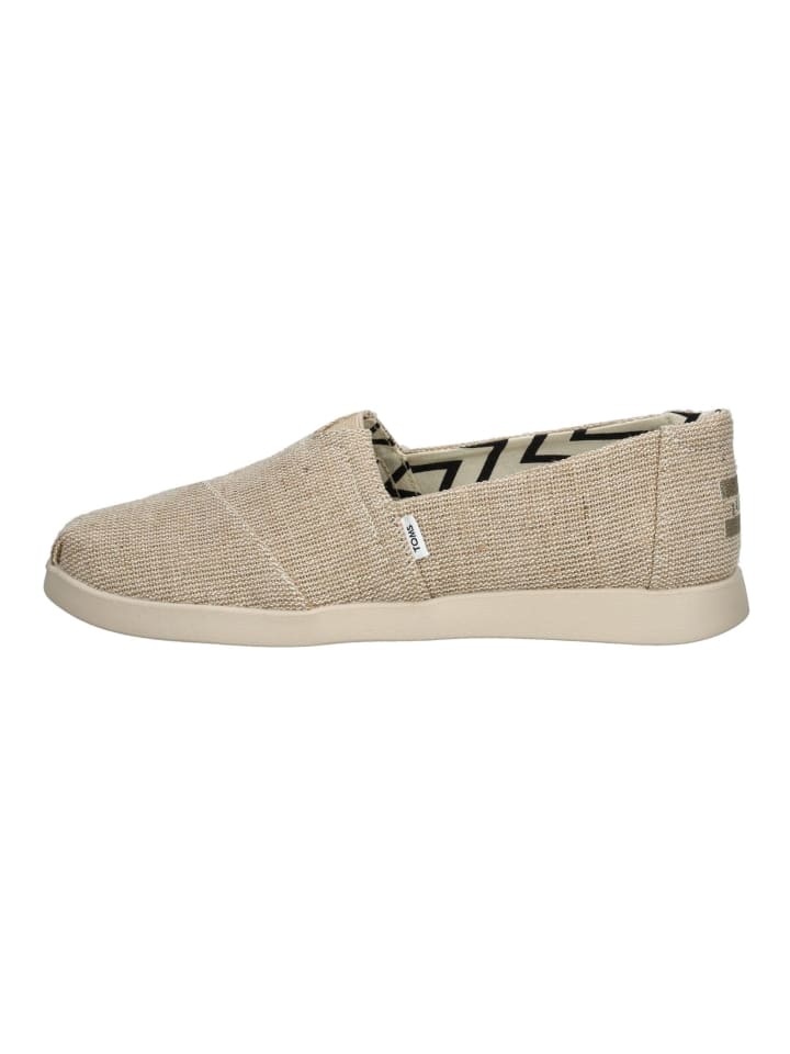 TOMS Slipper in Natural günstig kaufen