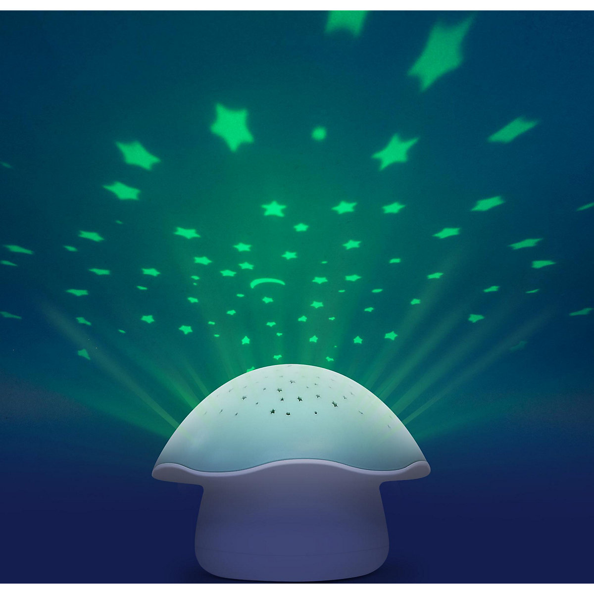 Nachtlicht Starry Mushroom blue, der Sternenpilz