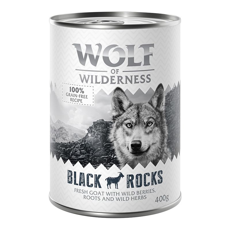 Wolf of Wilderness Adult 6 x 400 g - Single Protein