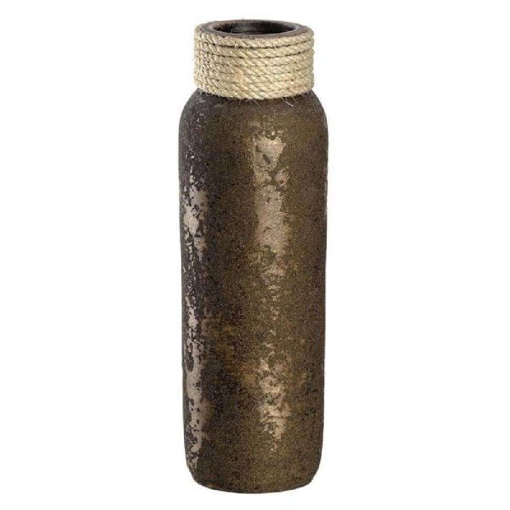LEONARDO Dekovase Leonardo Vase Kordel Keramik Braun (40cm)
