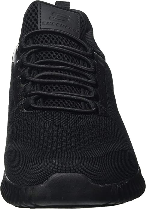 SKECHERS Freizeit Schnürer schwarz Große Arbeitsschuhe für Herren. Entdecke