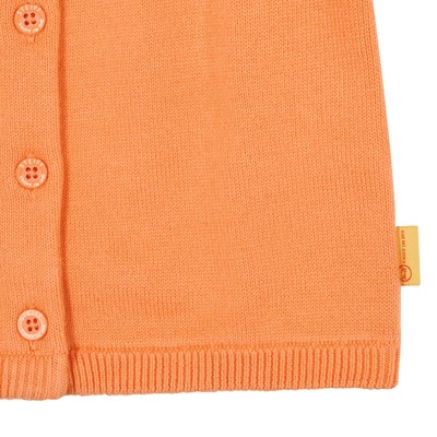 Strickjacke, orange für Mädchen