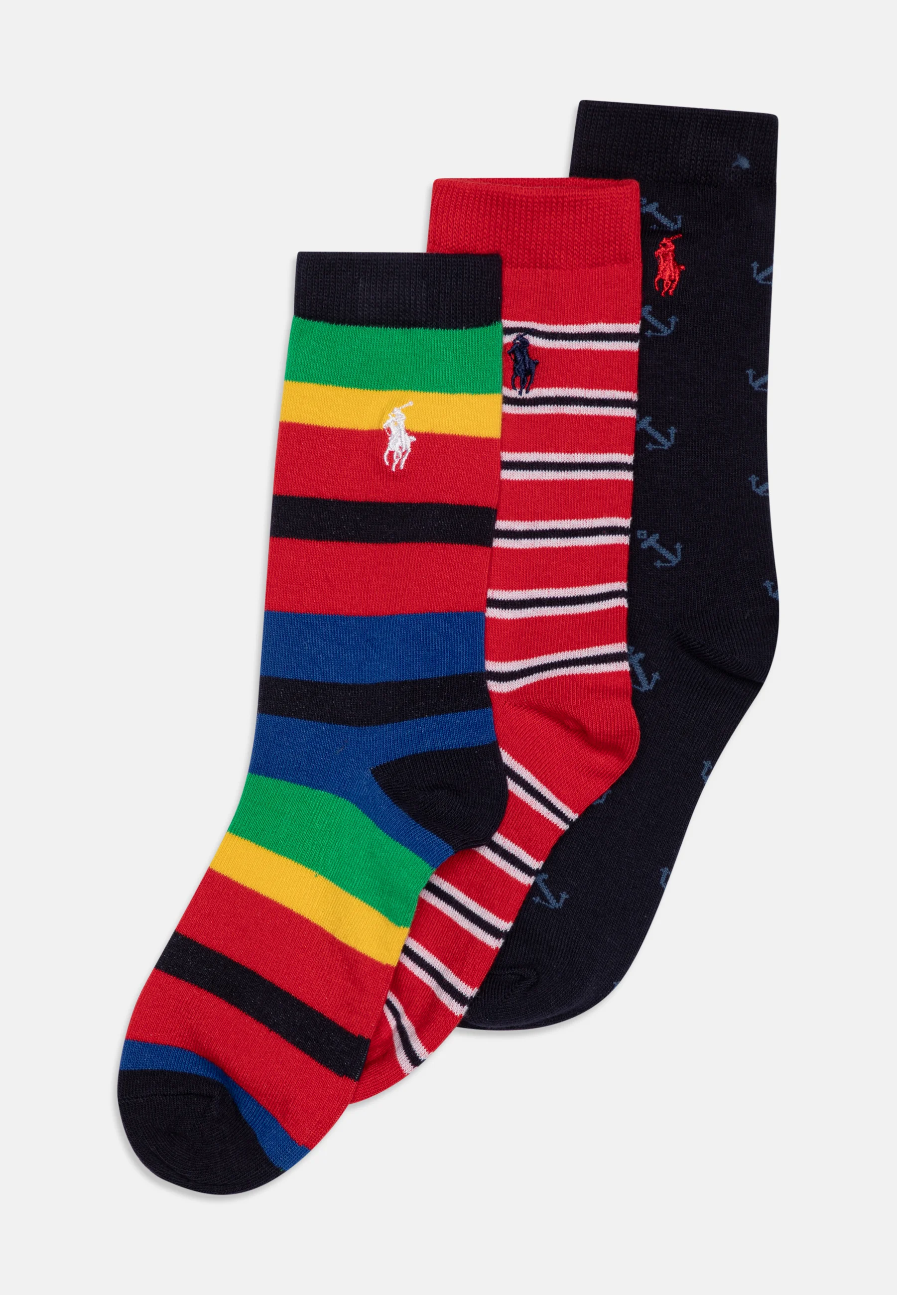 Calcetines Polo Ralph Lauren American Crew Unisex Pack de 3