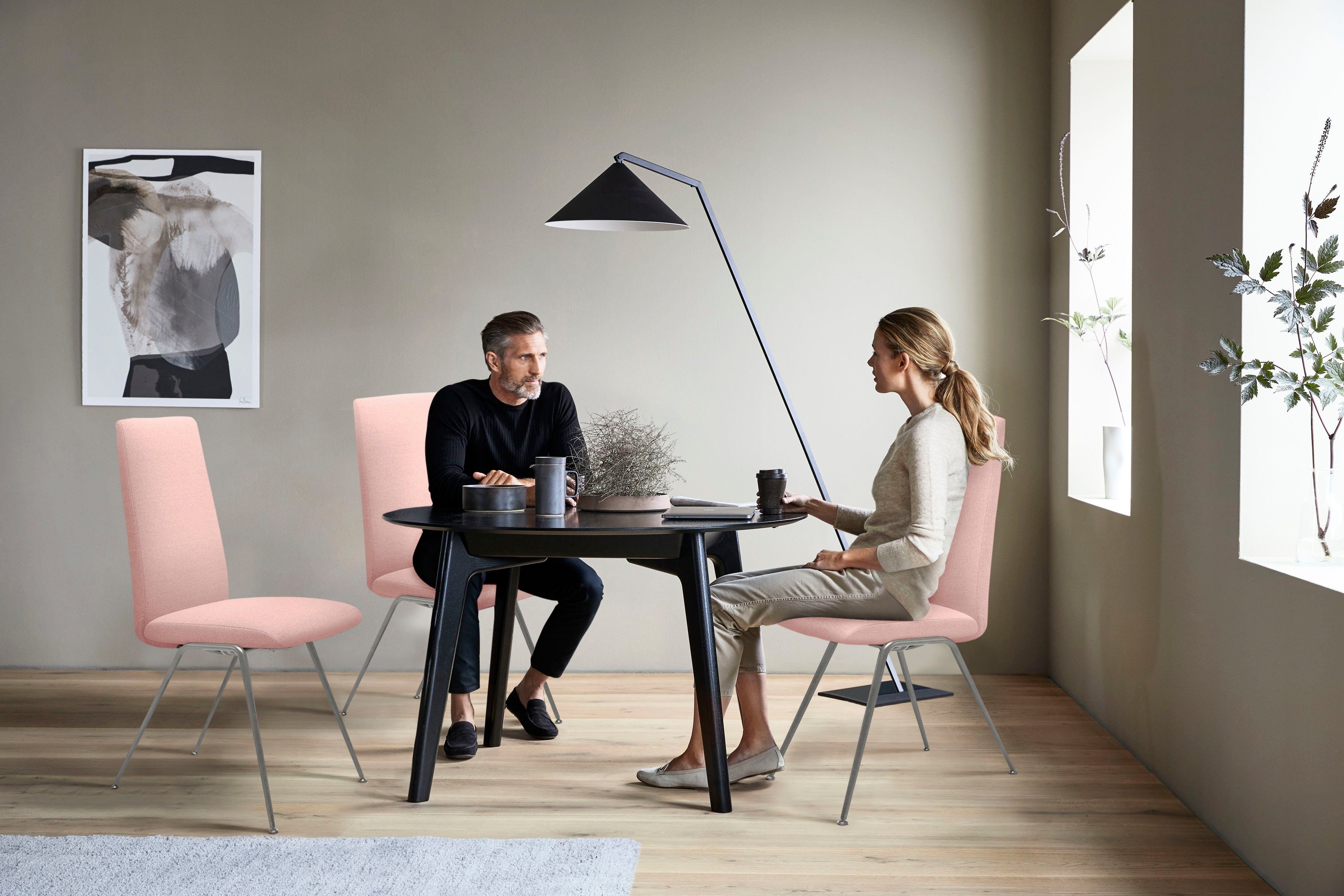 Stressless® Polsterstuhl Laurel, High Back, Größe L, mit Beinen aus Stahl in Chrom matt