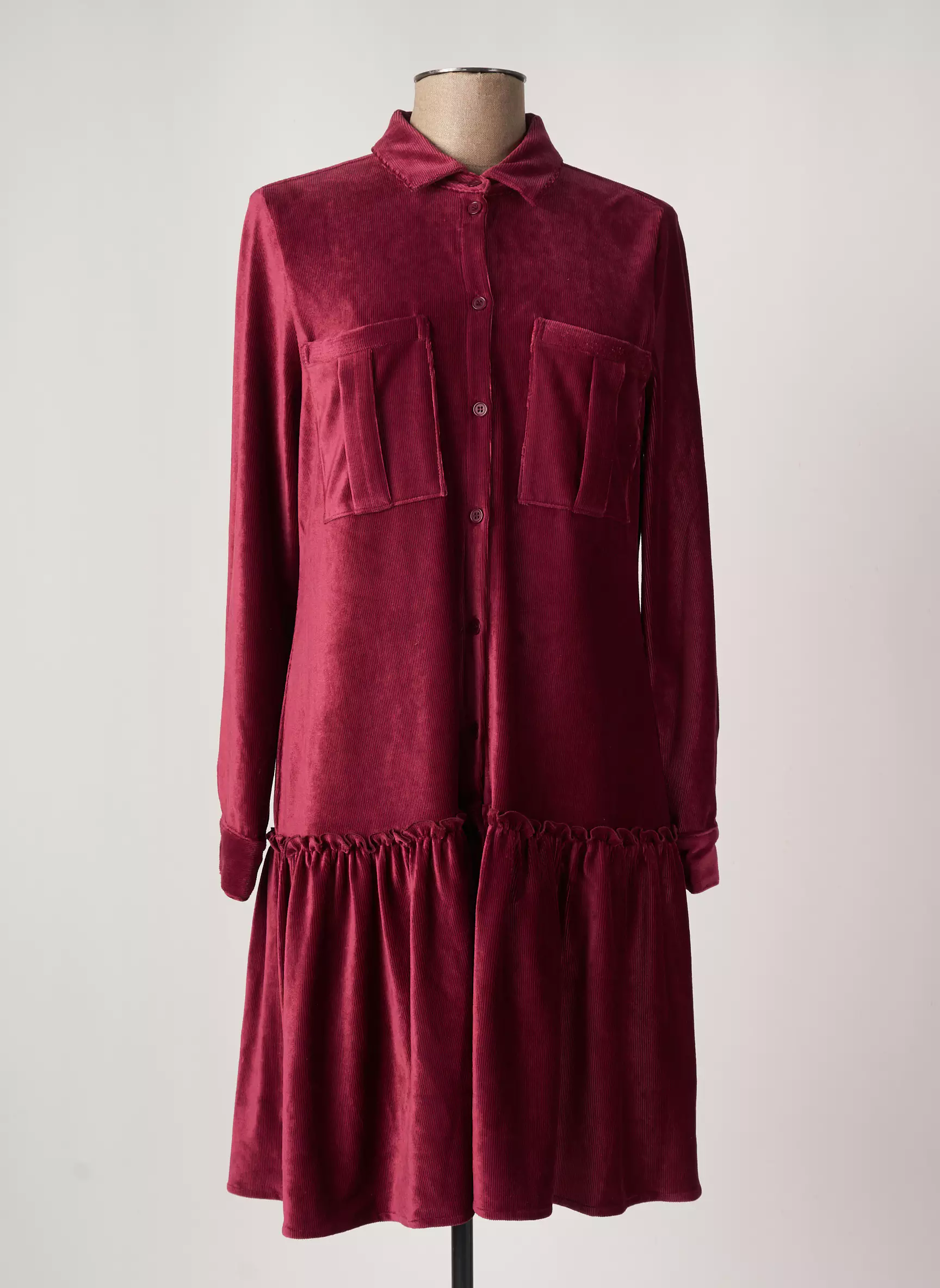 Esqualo Robes Mi Longues Femme couleur violet