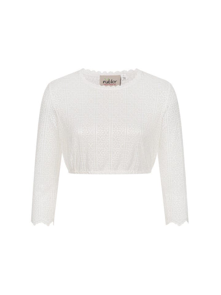 Nübler Dirndlbluse Langarm Julia in Creme günstig kaufen