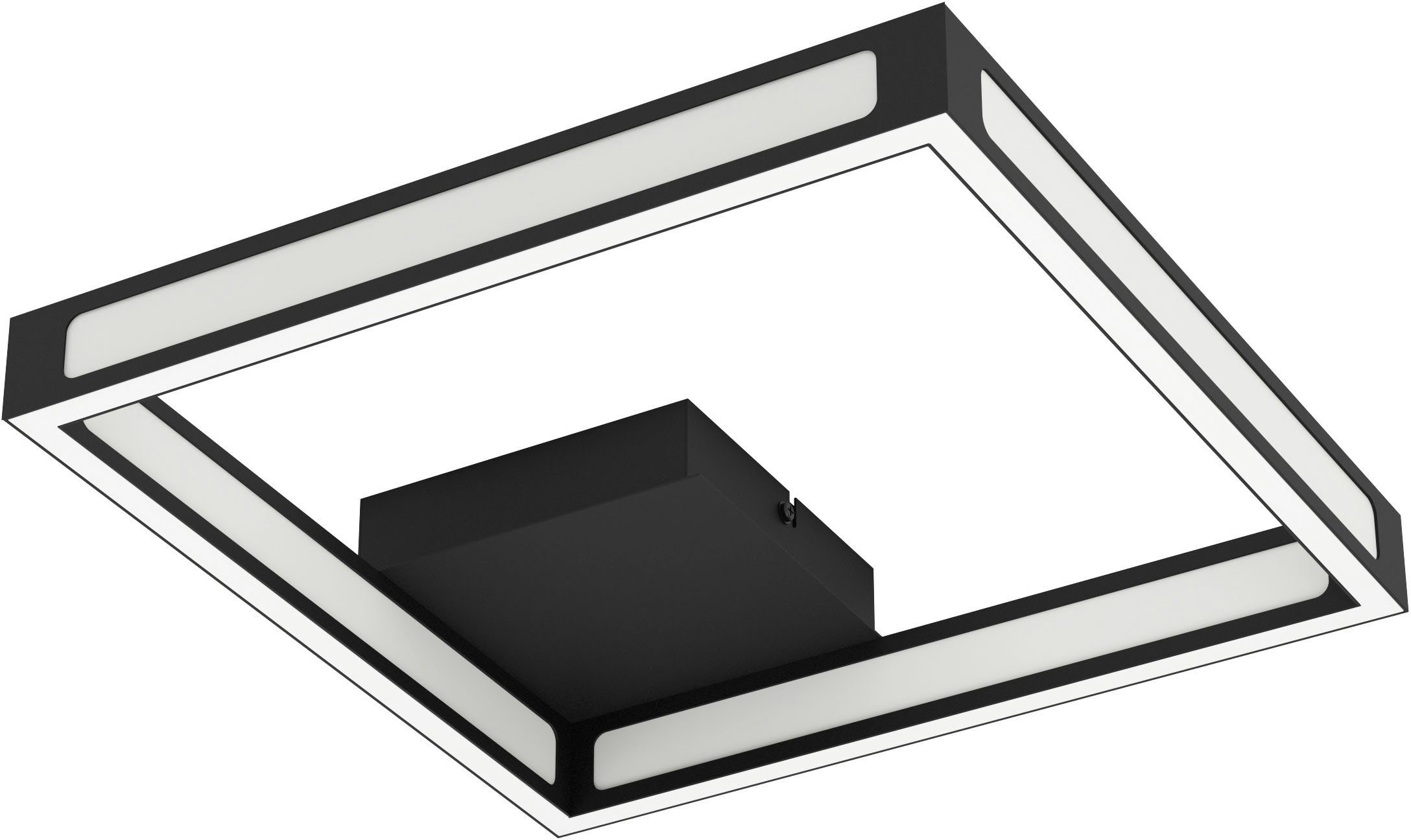 EGLO Deckenleuchte ALTAFLOR, LED fest integriert, Warmweiß, Deckenleuchte in schwarz aus Stahl - 2,8W - Warmweiß