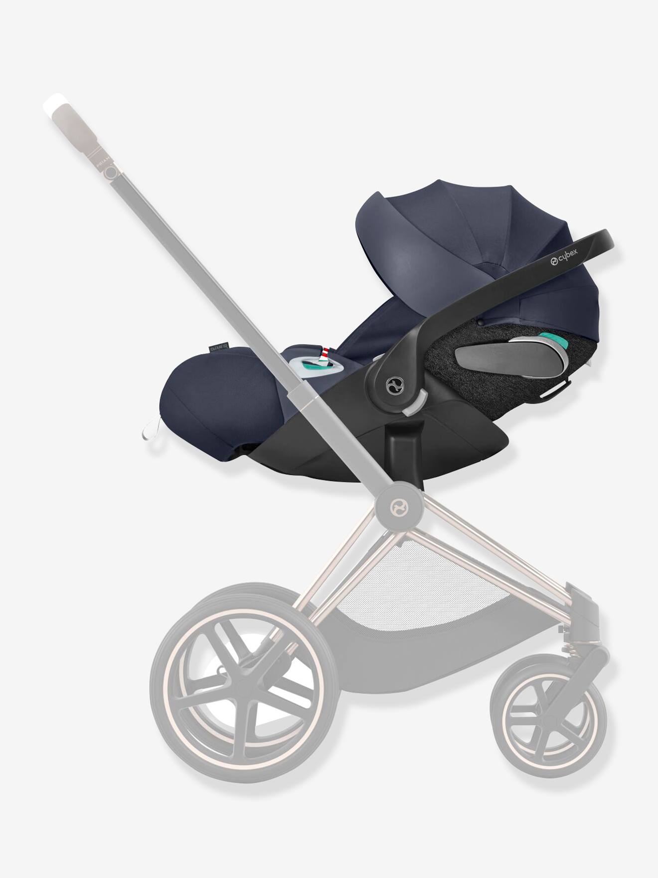 Siège-auto coque CYBEX Platinum Cloud Z2 i-Size 45 à 87 cm, équivalence groupe 0+ bleu (nautical blue)