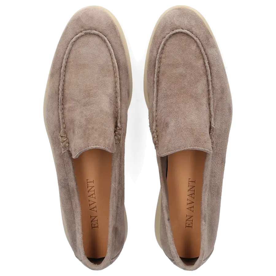 EN AVANT - Loafer 538 Veloursleder - beige