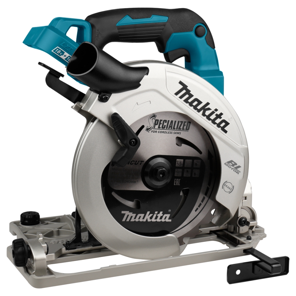 Makita DHS783ZJU Batteridrevet sirkelsag AWS 2 x 18V 190 mm ekskl. batterier og lader