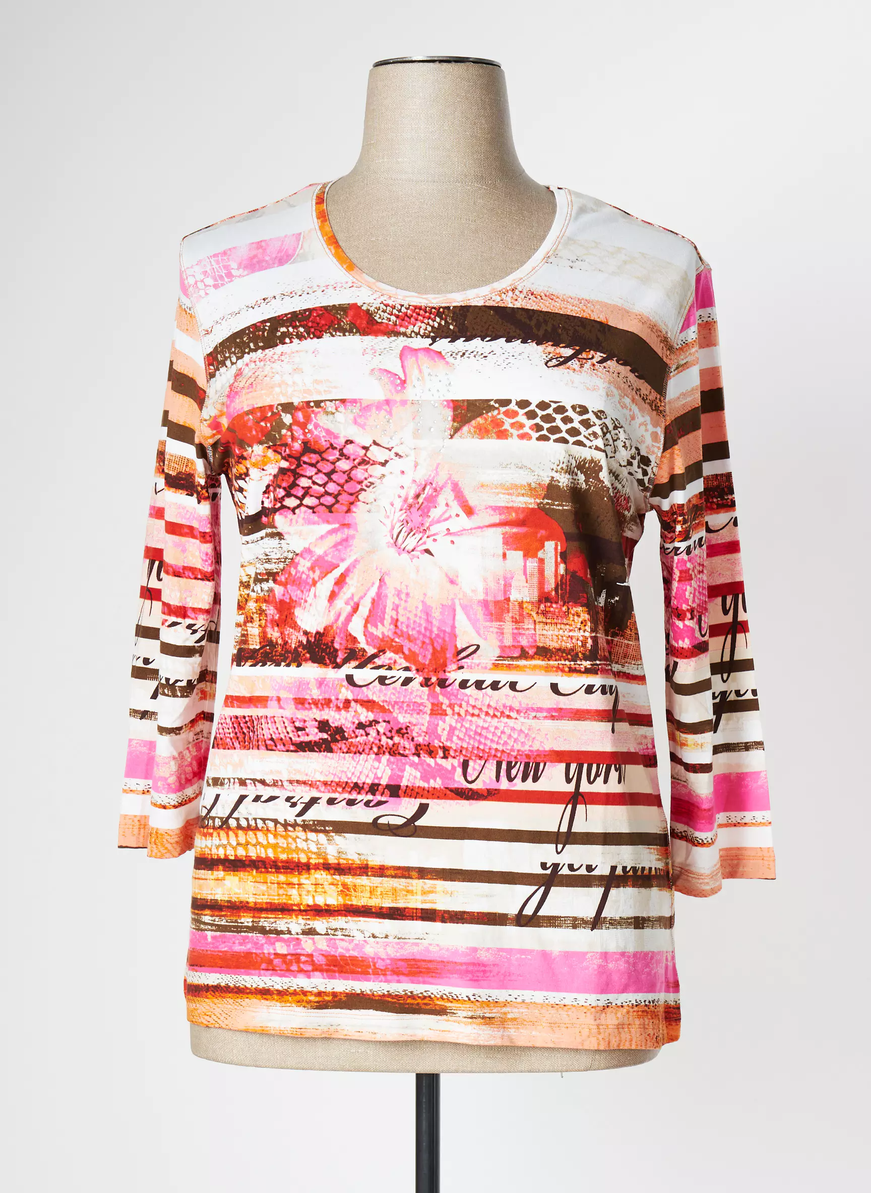 Erfo Tshirts Femme couleur rose