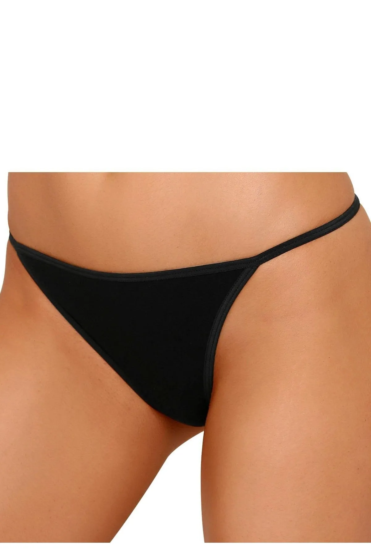 LASCANA  Slip - Schwarz - Unifarben
