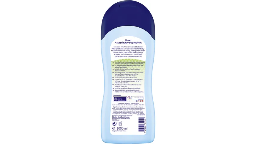 Bübchen Baby Bad Sensitiv 1000 ml