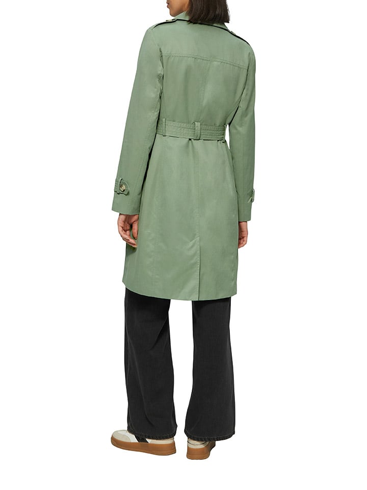 s.Oliver Trenchcoat in Grün günstig kaufen