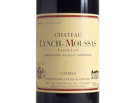 Château Lynch-Moussas 2012 Bordeaux Pauillac