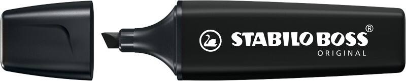STABILO BOSS ORIGINAL Marker Schwarz Breite Keilspitze