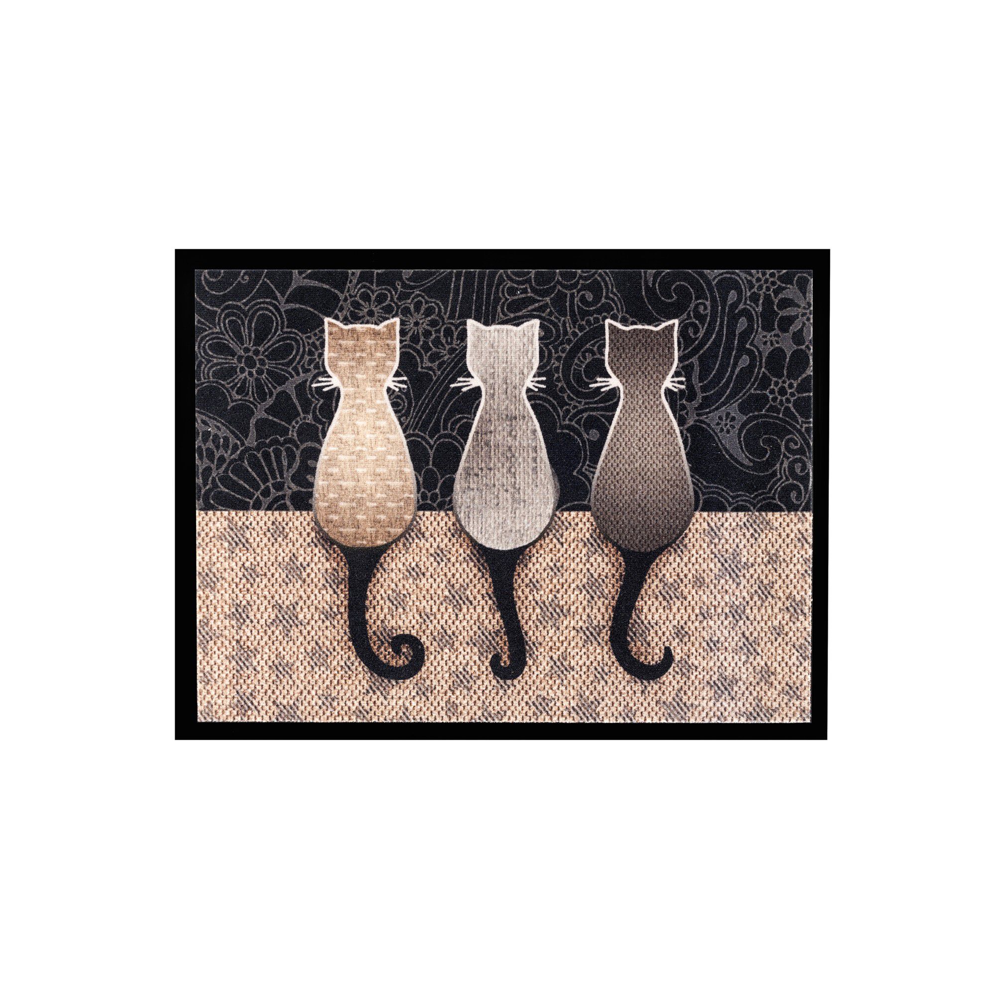 Tapis anti-poussière motif chats