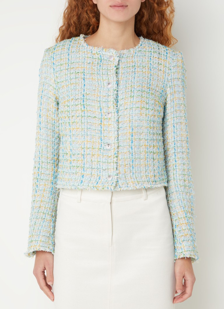 Aaiko Sabine jacket with tweed look and lurex