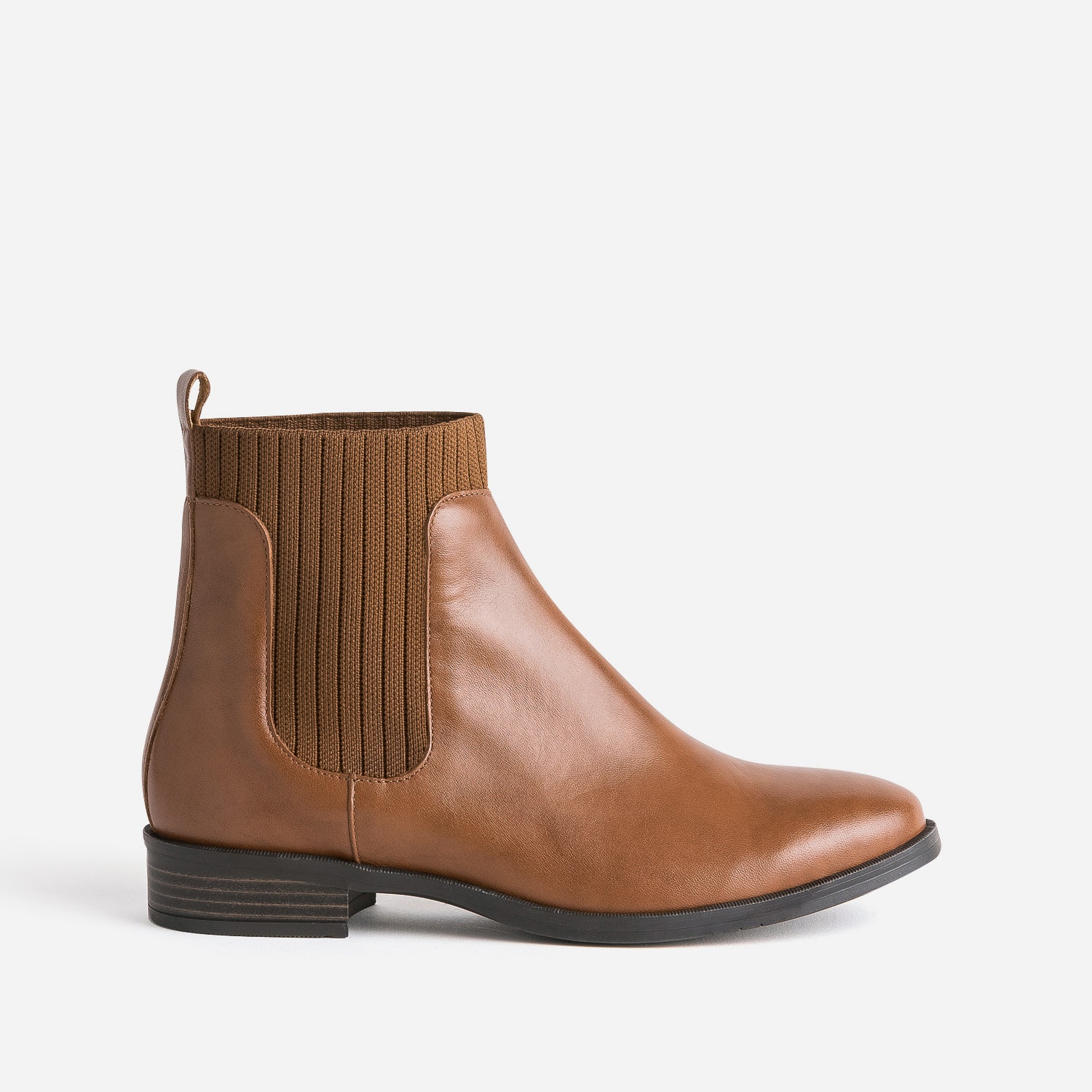 Chelsea boots ERAM FLEX cognac en cuir
