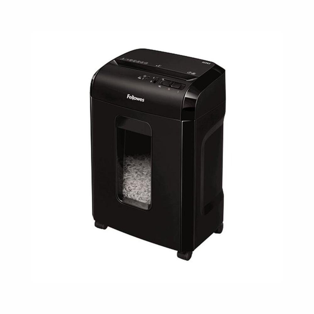 FELLOWES Aktenvernichter Mikroschnitt-Aktenvernichter Fellowes Powershred 10M 2 x 12 mm Schwarz