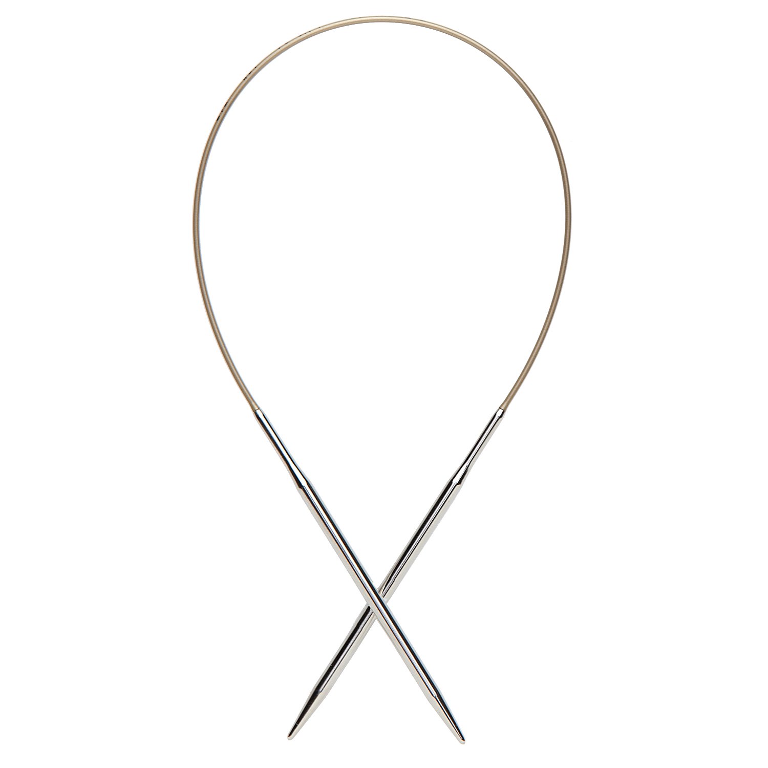 addi Rundstricknadel, Messing, 40 cm
