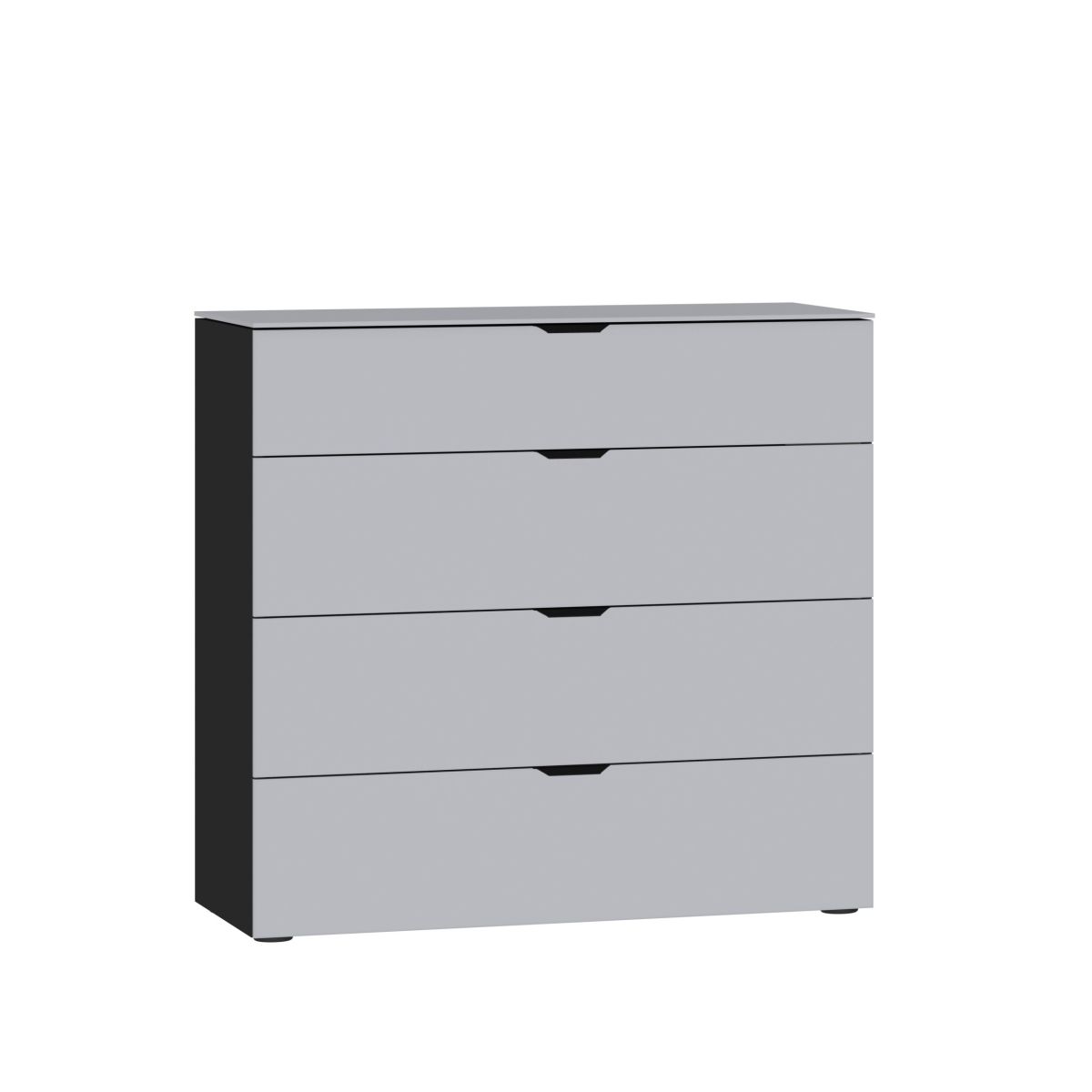 Jutzler Kommode 06 Grau Schwarz