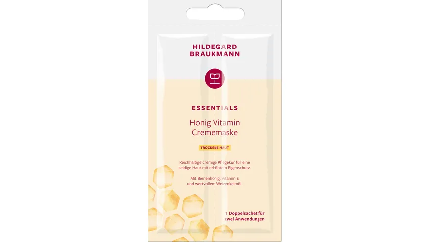 HILDEGARD BRAUKMANN ESSENTIALS Honig Vitamin Crememaske 14 ml