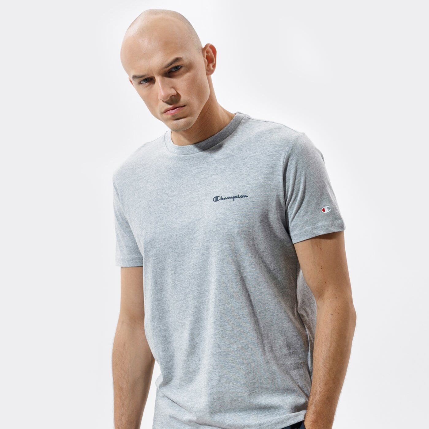 CHAMPION T-SHIRT CREWNECK T-SHIRT Grau