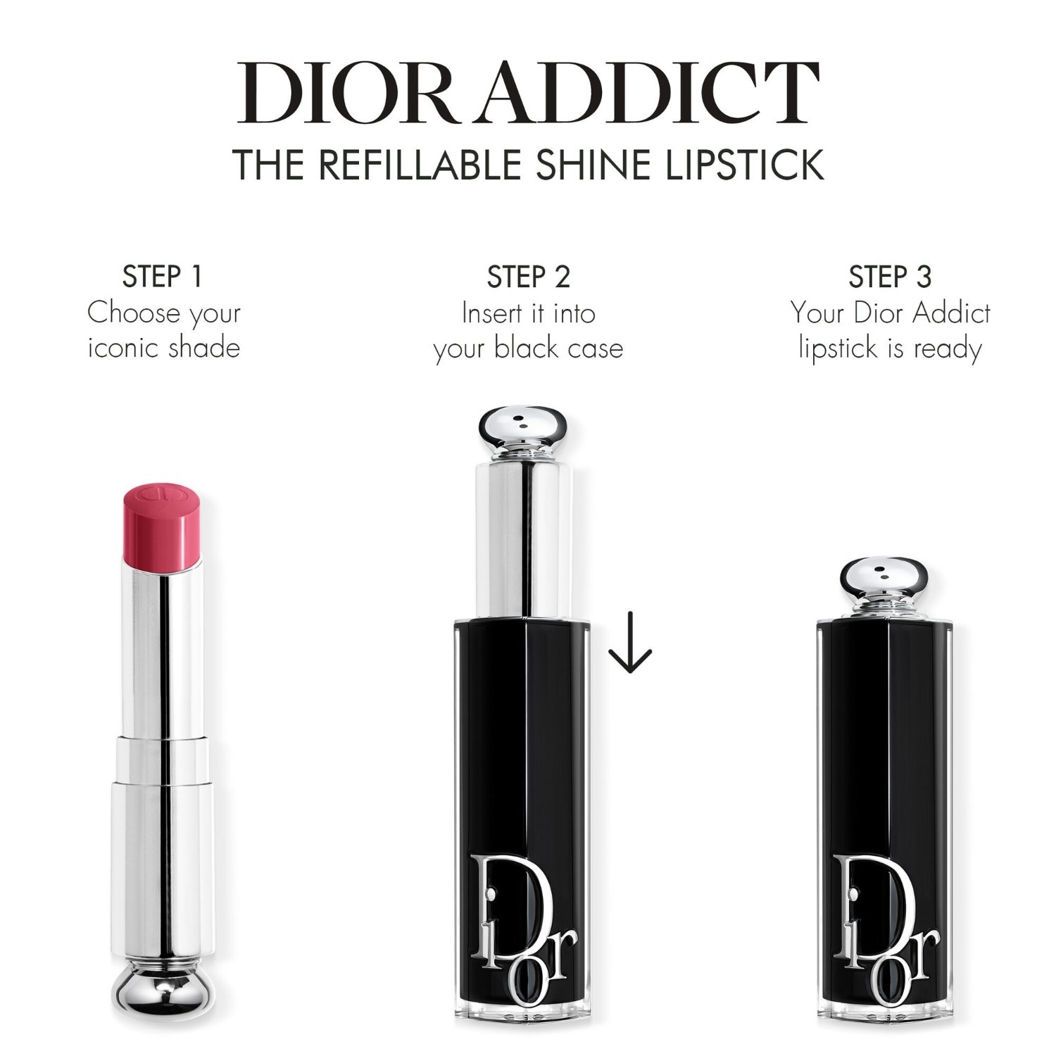 DIOR sijajna šminka - intenzivna barva - 90 % sestavin naravnega izvora