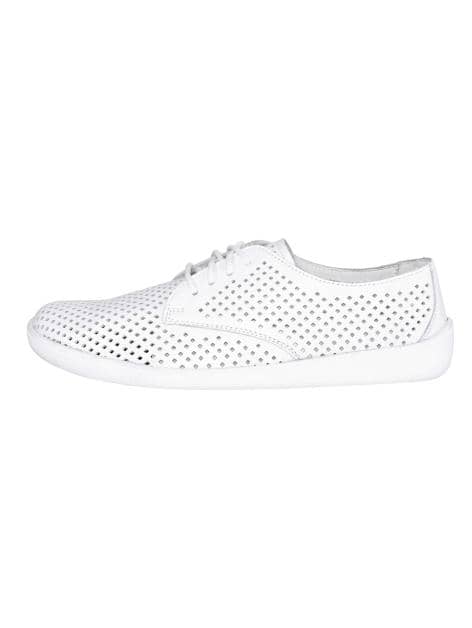 Schnürschuh mit sommerlicher Lochung