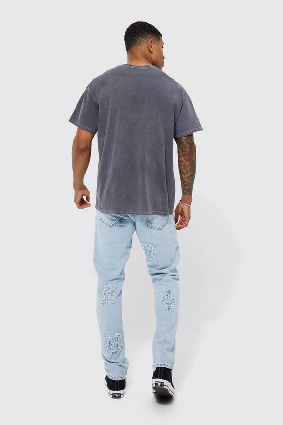 T-Shirt mit lizenziertem Ufc Print