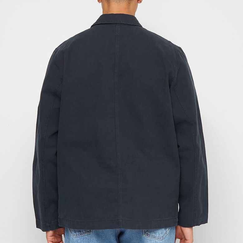 NIKE Life Unlined Chore Coat Jacket black/white