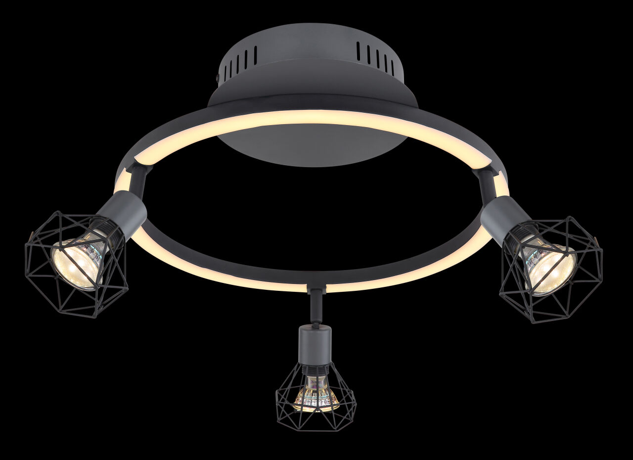 Globo Lighting - JUTTA - Strahler Metall Graphit, LED