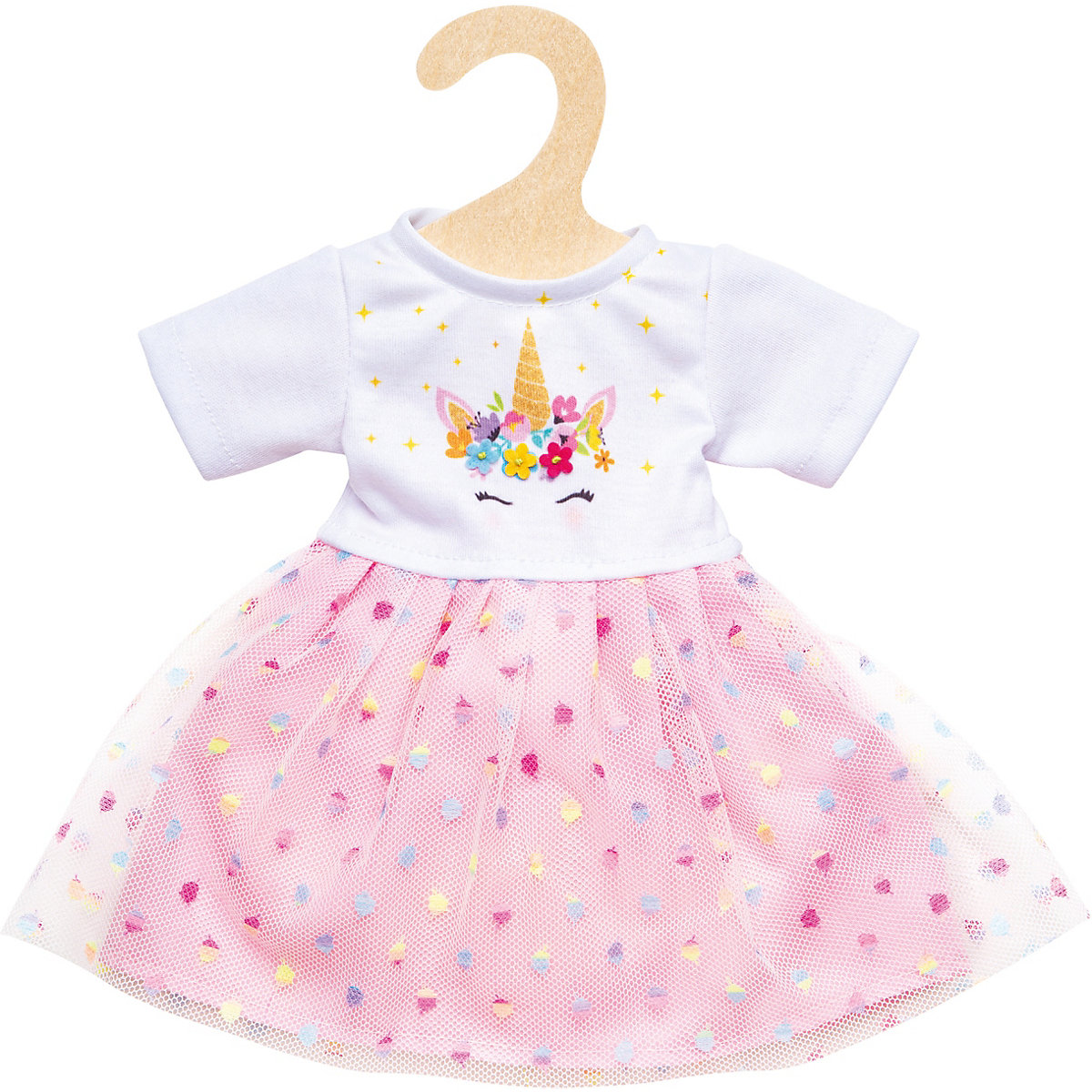 Puppen-Kleid Einhorn Hannah, Gr. 35-45 cm