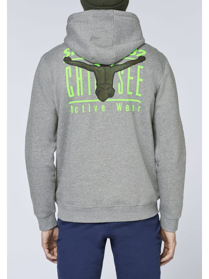 Chiemsee Sweatjacke in Grau günstig kaufen S