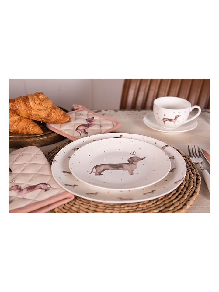 Clayre & Eef Speiseteller in Creme - Ø 26 cm günstig kaufen onesize