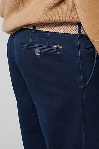 MEYER Chino-Hose Baumwoll-Lyocell Denim