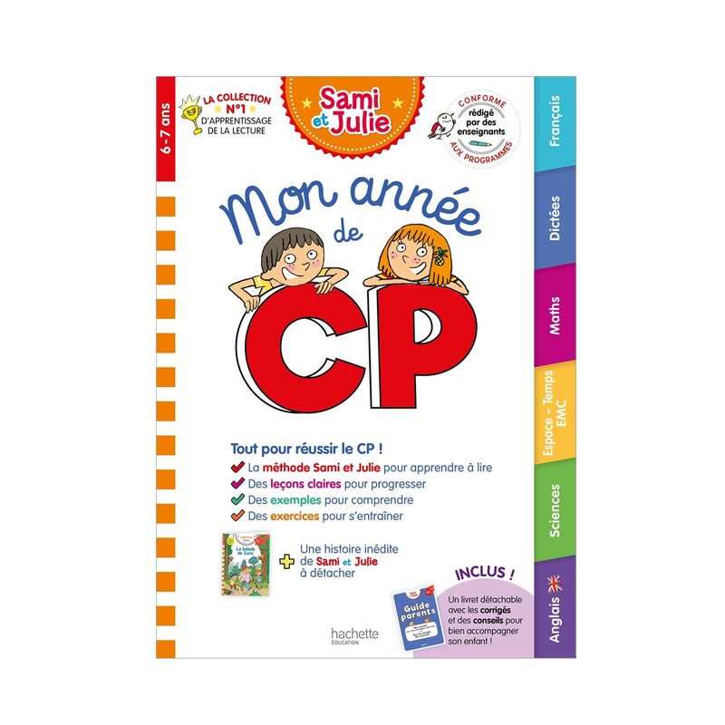 Livre Mon année de CP avec Sami et Julie - Hachette Education