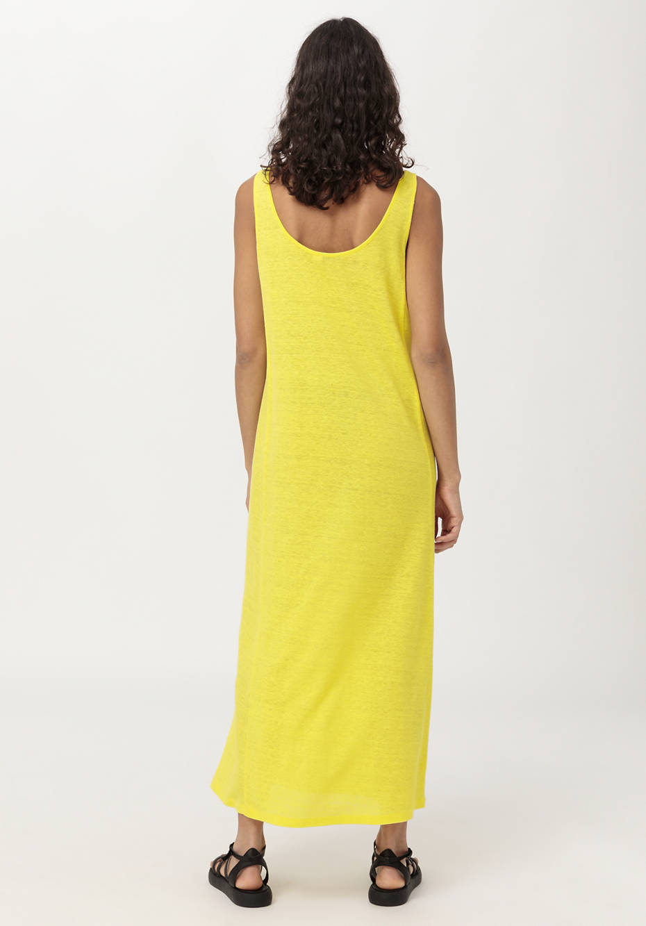 Jersey-Kleid aus reinem Hanf