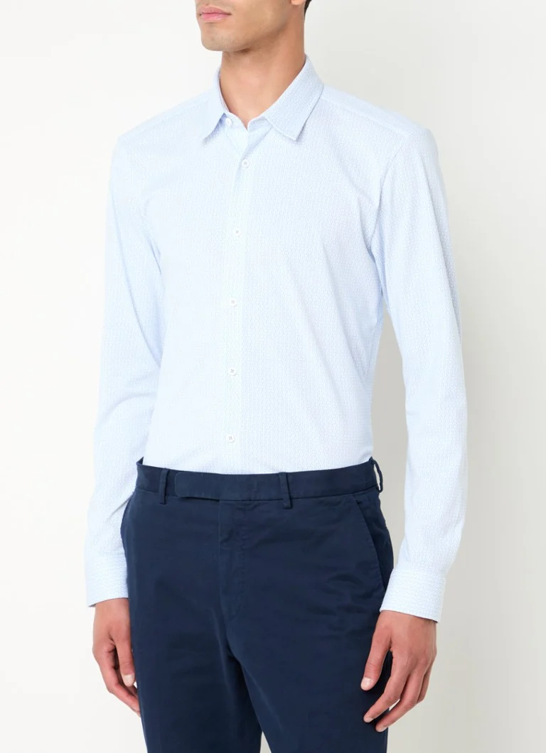 Cămașă HUGO BOSS P-Roan Slim Fit cu imprimeu