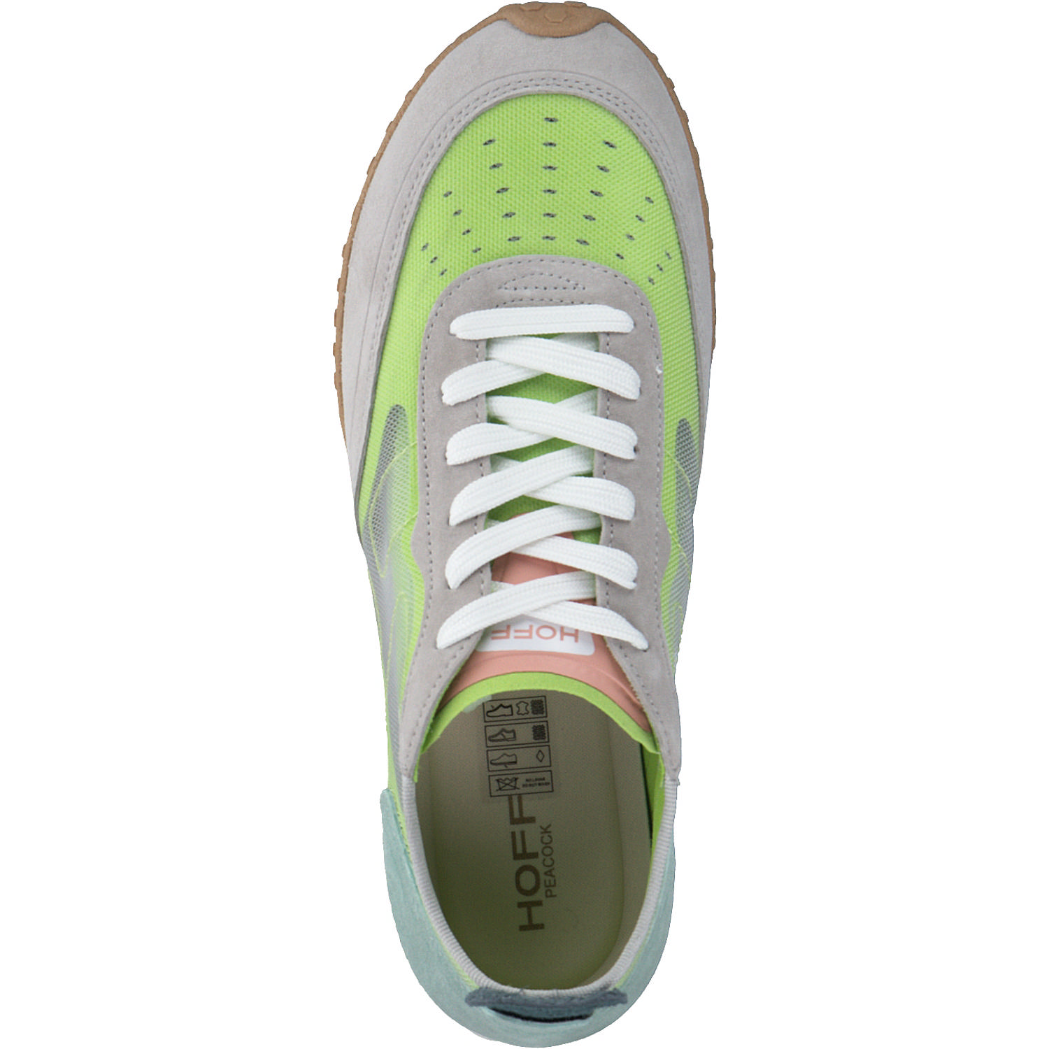 Hoff Schuhe 1231000, Schnürschuhe, Damen, beige/grün/blau
