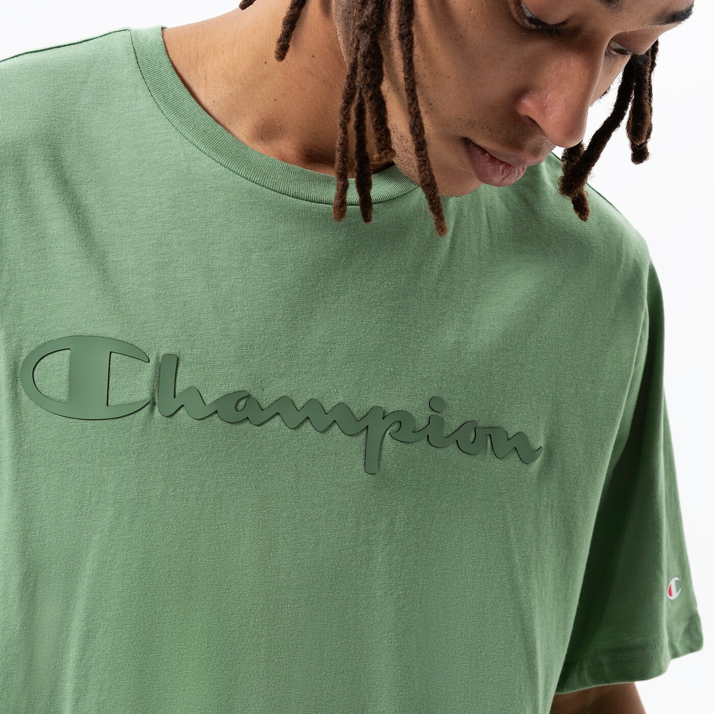 CHAMPION T-SHIRT CREWNECK T-SHIRT Khaki