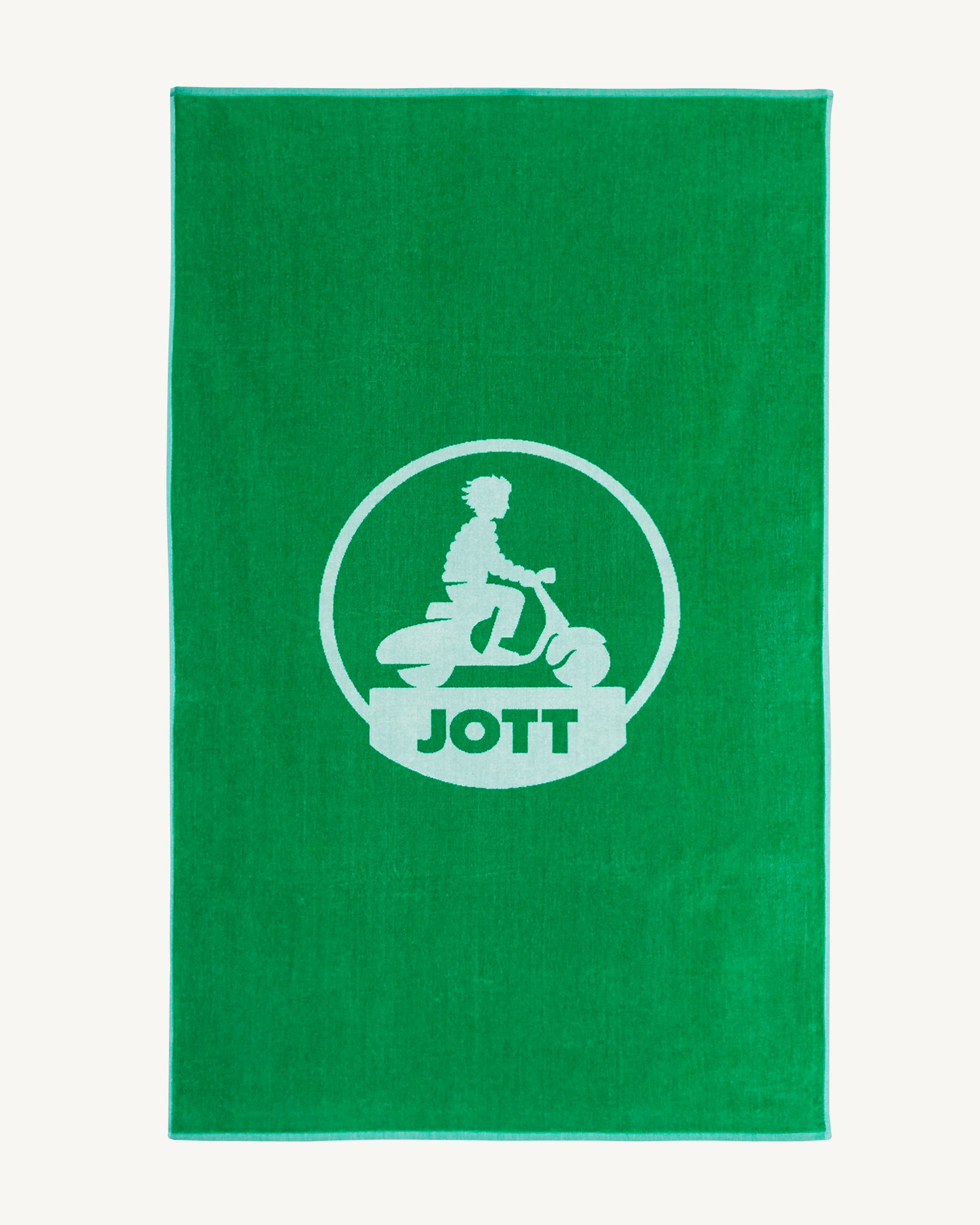 Serviette de plage en éponge Vert Beach