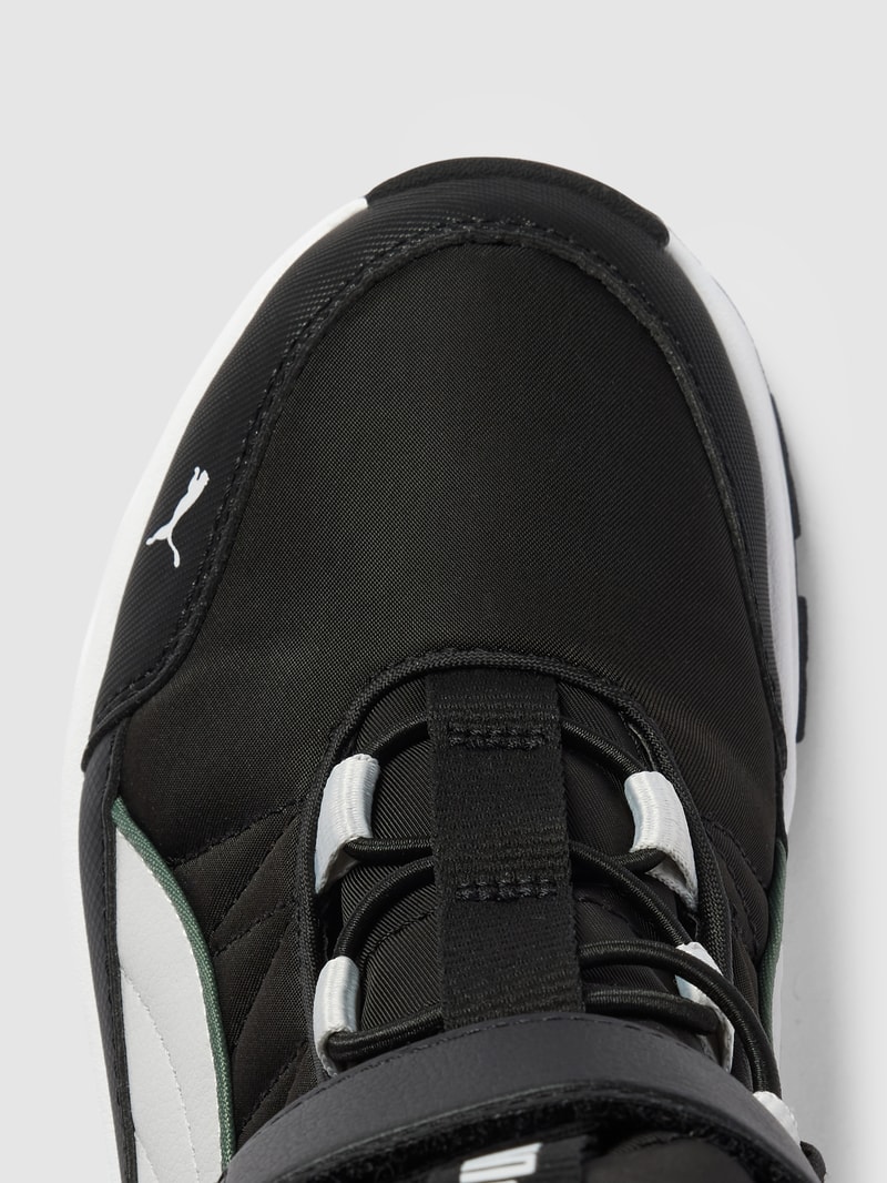 Stiefel mit Label-Detail Modell 'Evolve' in schwarz