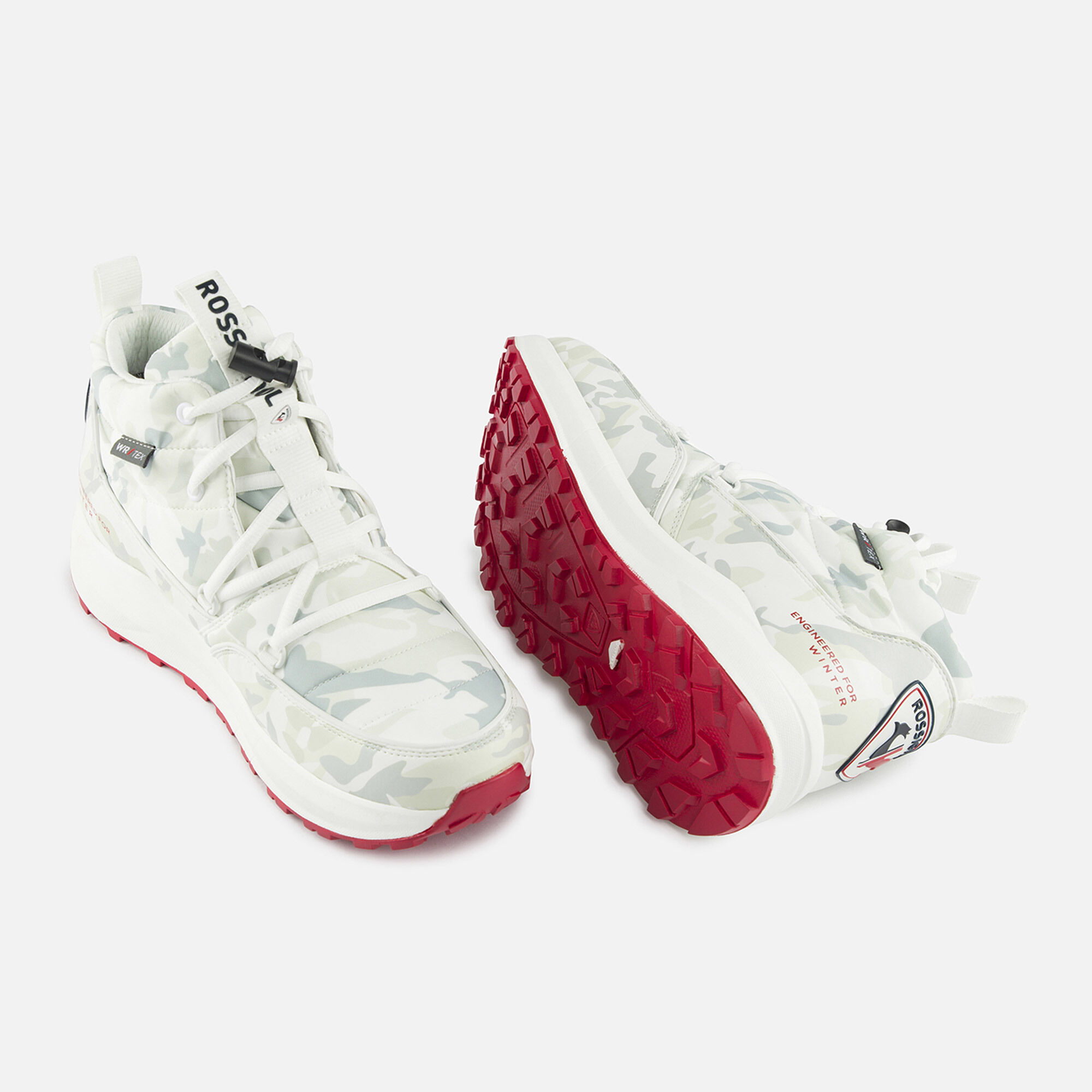 Bottines Après-ski Unisex Resort imperméables camouflage blanc